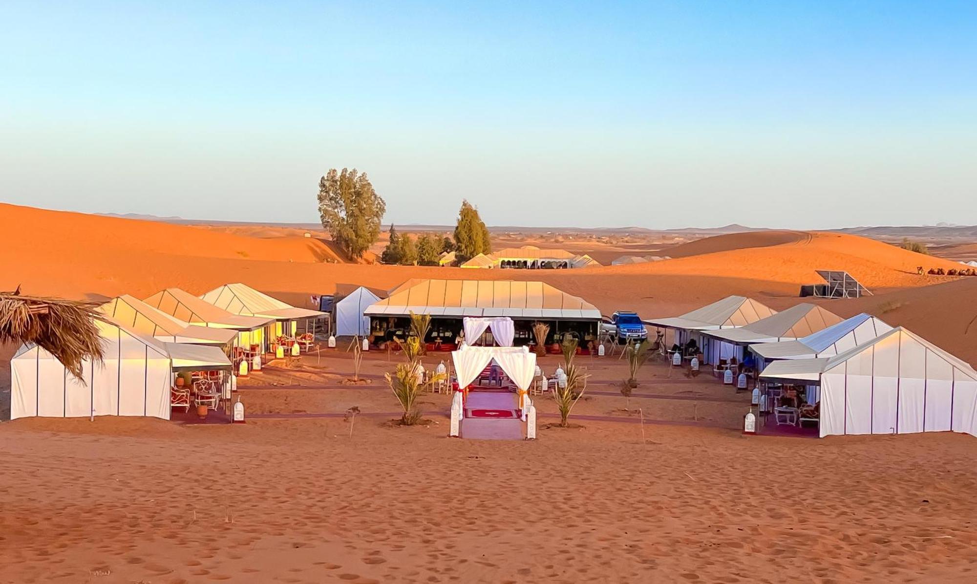 Hotel Aladdin Merzouga camp Exterior foto