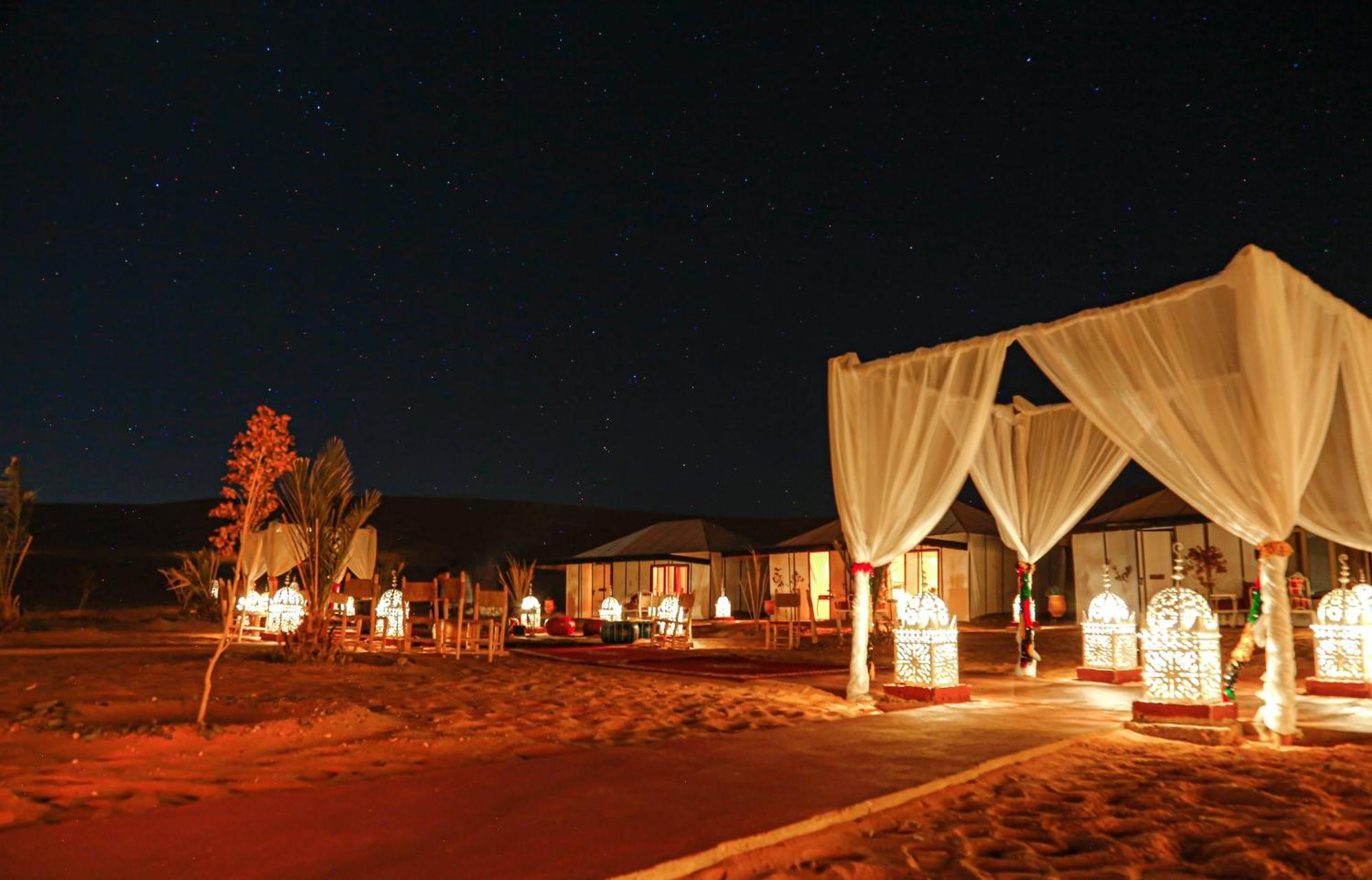 Hotel Aladdin Merzouga camp Exterior foto