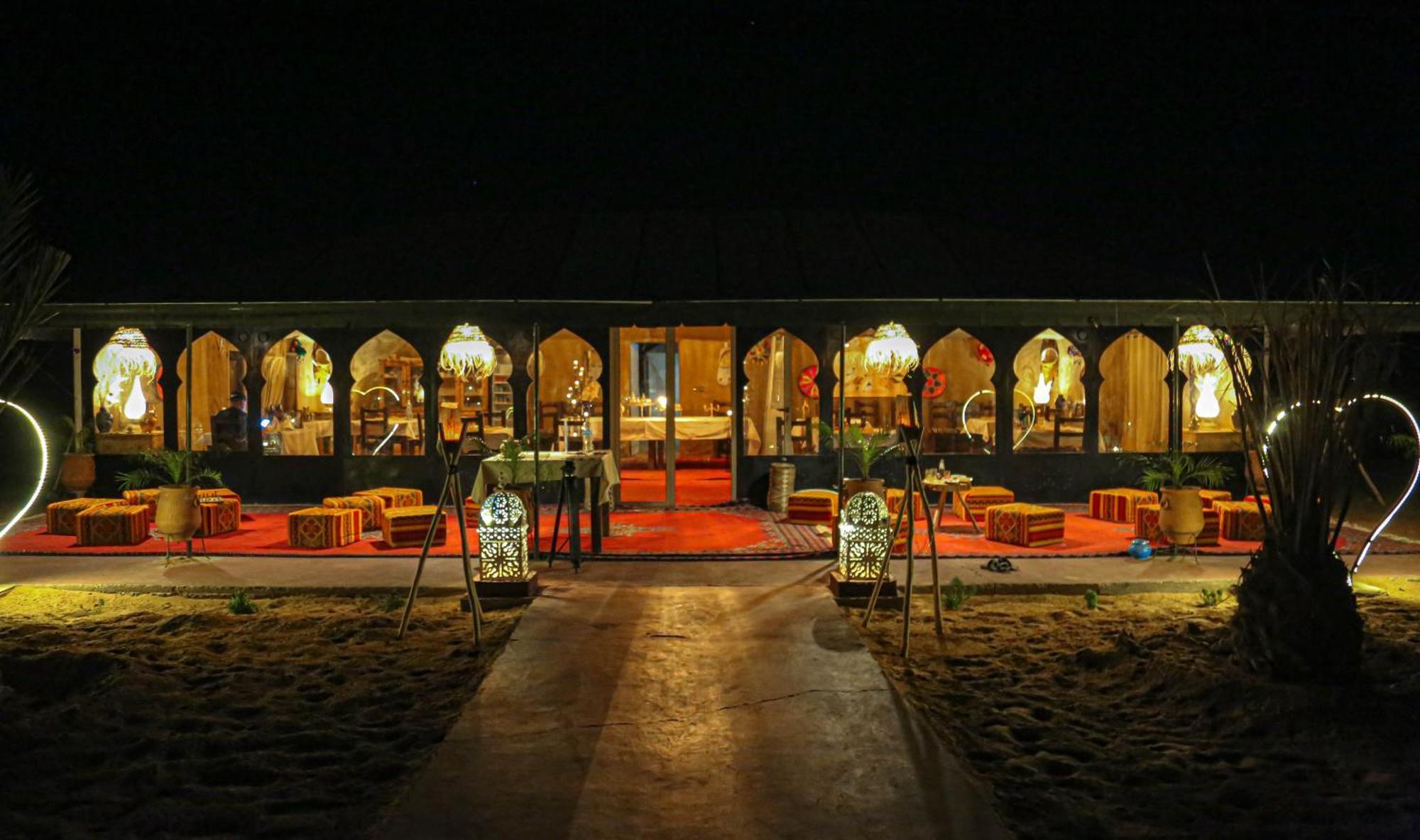 Hotel Aladdin Merzouga camp Exterior foto