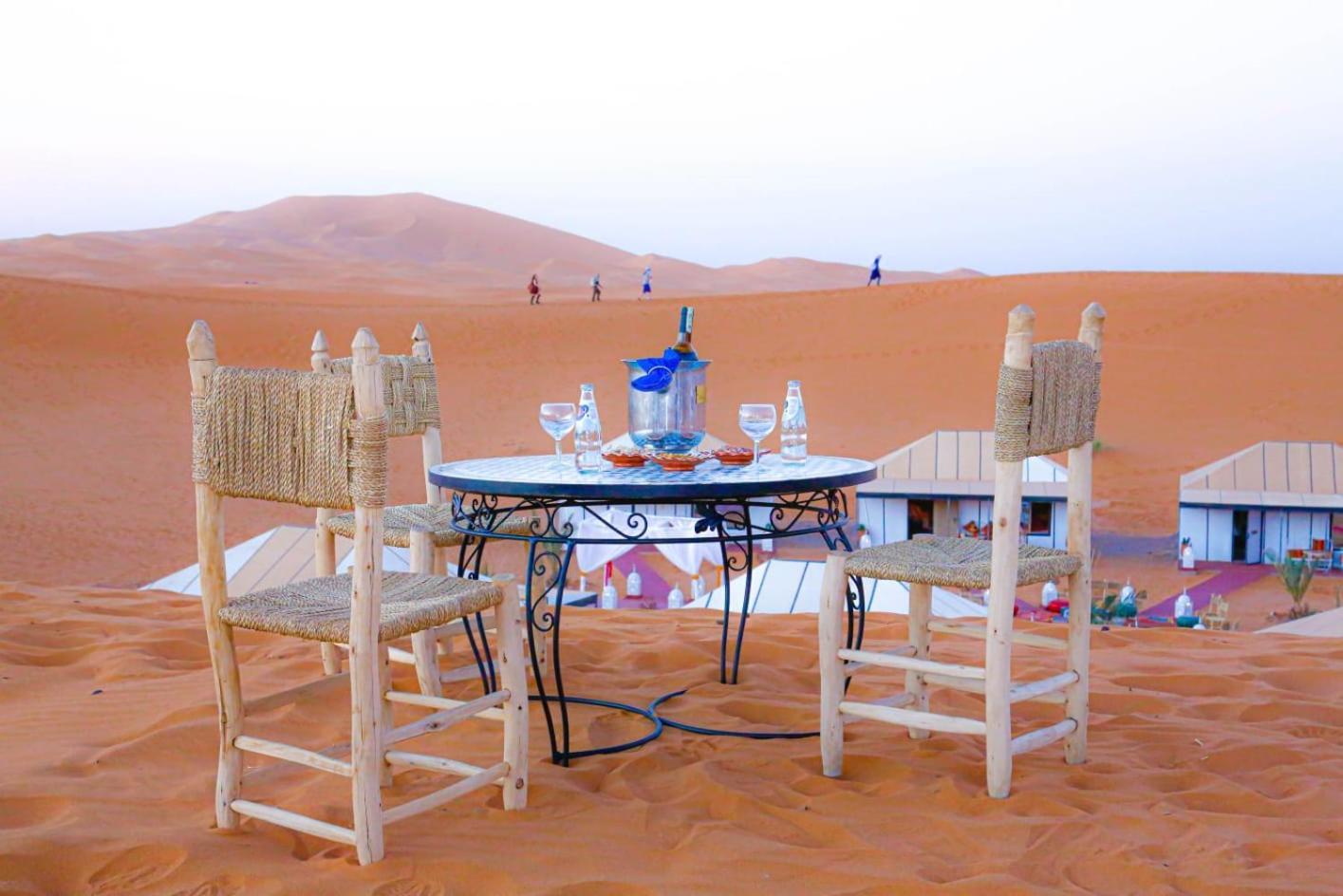 Hotel Aladdin Merzouga camp Exterior foto